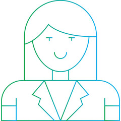 Nurse icon single vector illustration