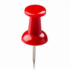 push pin isolated on white