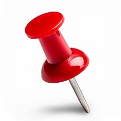 push pin isolated on white