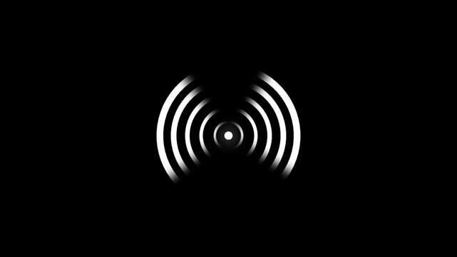 Wi-fi wireless internet network net connection icon logo wi-fi . technology wireless signal icon .