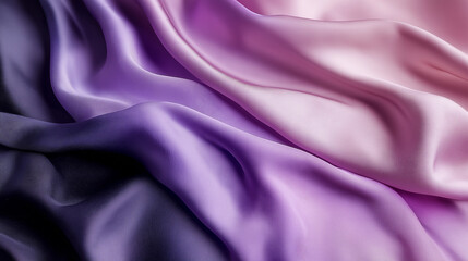 Obraz premium Exquisite purple and light pink material with smooth wavy texture 
