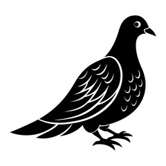 Dove Silhouette vector silhouette