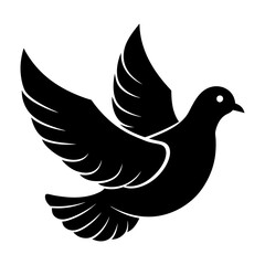 Dove Silhouette vector silhouette