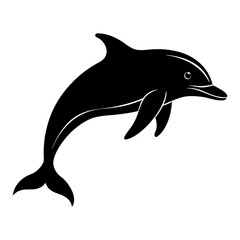Dolphin Silhouette vector silhouette