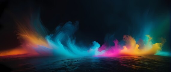 A textured artistic background featuring bold brush strokes and vivid colors perfect for evoking emotion and creativity