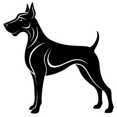 Dog Silhouette vector silhouette