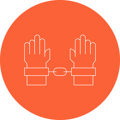 Slavery icon single vector illustration