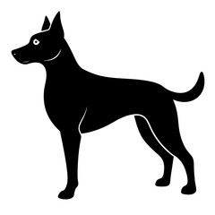 Dog Silhouette vector silhouette