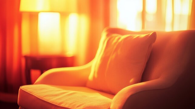 Soft Focus Warm Light Indoor Setting