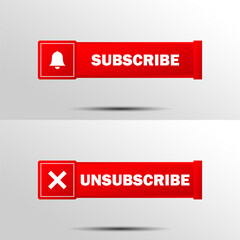 Subscribe Button Vector Art  Icons  and Graphics design