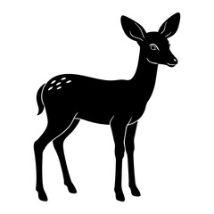 Doe Silhouette vector silhouette