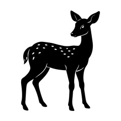 Doe Silhouette vector silhouette