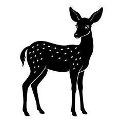 Doe Silhouette vector silhouette