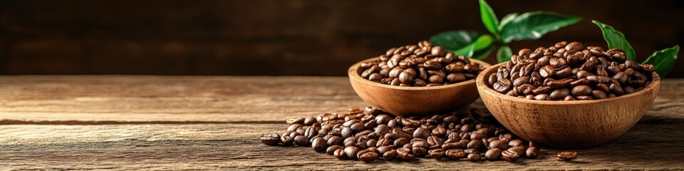 Fototapeta premium many coffee beans on a dark background.coffee beans