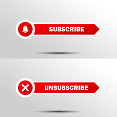Subscribe Button Vector Art  Icons  and Graphics design