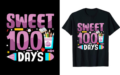 100th day of school t shirt design