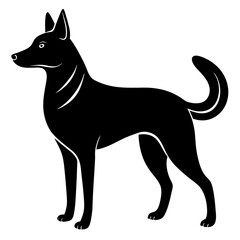 Dingo Silhouette vector silhouette