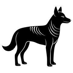 Dingo Silhouette vector silhouette