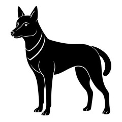 Dingo Silhouette vector silhouette