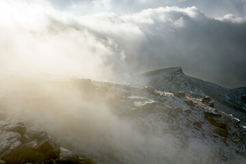 Peaks among the clouds