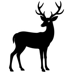 Deer Silhouette vector silhouette