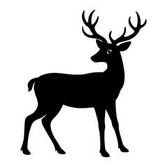 Deer Silhouette vector silhouette