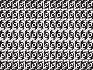 Monochrome Eye Motif Pattern Design