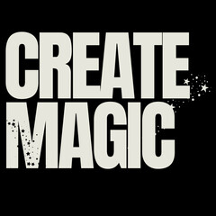 Create Magic Inspirational Text Vector Design for Branding and Artwork