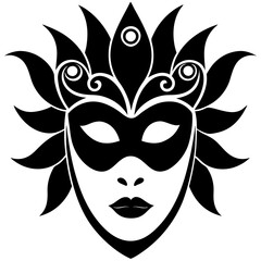 carnival mask illustration