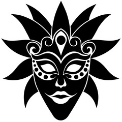 carnival mask illustration