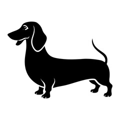 Dachshund Silhouette vector silhouette