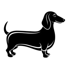 Dachshund Silhouette vector silhouette