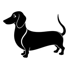 Dachshund Silhouette vector silhouette