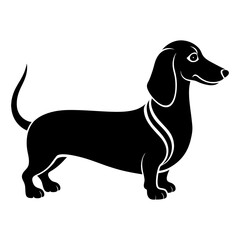 Dachshund Silhouette vector silhouette