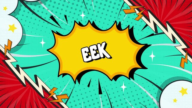 Eek Comic Text Effects for Fun Videos animated cartoon style typography