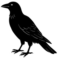 Crow Silhouette vector silhouette