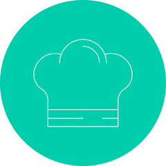 Chef icon single vector illustration
