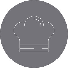 Chef icon single vector illustration