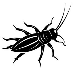 Cricket Silhouette vector silhouette