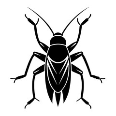 Cricket Silhouette vector silhouette