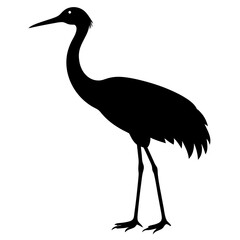 Crane Silhouette vector silhouette