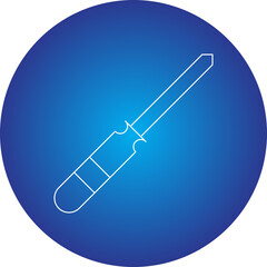 Screwdriver icon single vector illustration