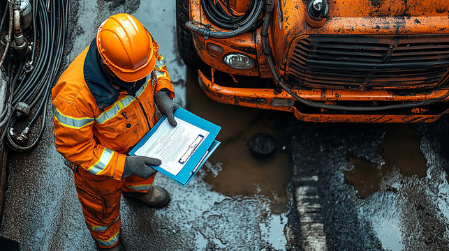 pracownik firmy asenizacyjnej