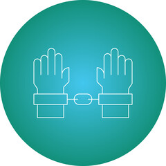 Slavery icon single vector illustration