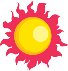 abstract sun vector illustration