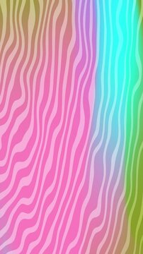 Des lignes ondul&eacute;es pastel en rose, bleu et vert, parfaites pour les arri&egrave;re-plans ou les projets de conception graphique n&eacute;cessitant des vibrations douces et r&ecirc;veuses.