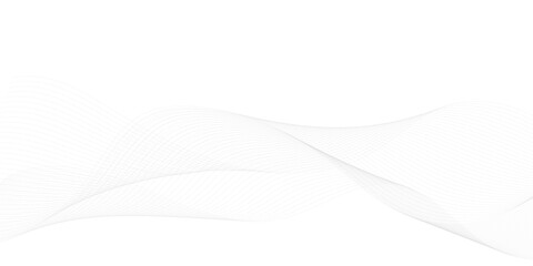 Technology and business wave lines on transparent background. Frequency sound wave, twisted curve lines with blend effect.