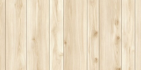 Obraz premium Light Beige Wooden Planks Texture Background Seamless Pattern