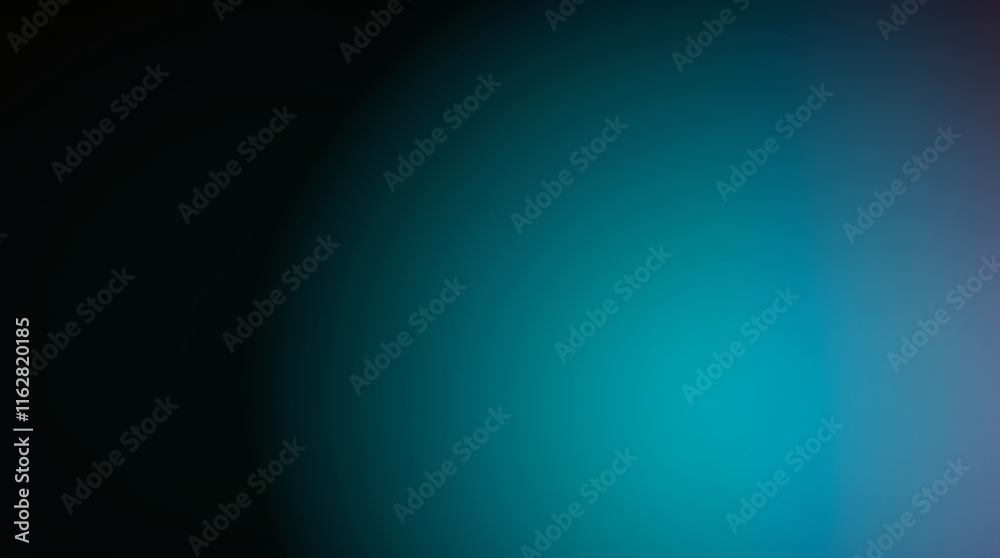 Wall mural abstract teal and black gradient background creating a moody atmosphere