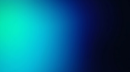 Obraz premium Abstract blurred gradient background blending turquoise and dark blue colors